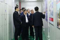 宜春市电子信息产业链招商小分队莅临常州文韬安全监控技术有限公司参观调研